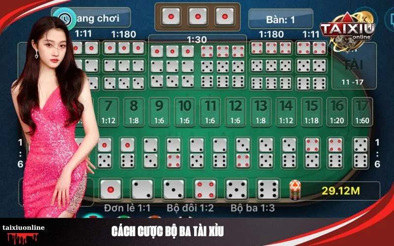 Cách Cược Bộ Ba Tài Xỉu